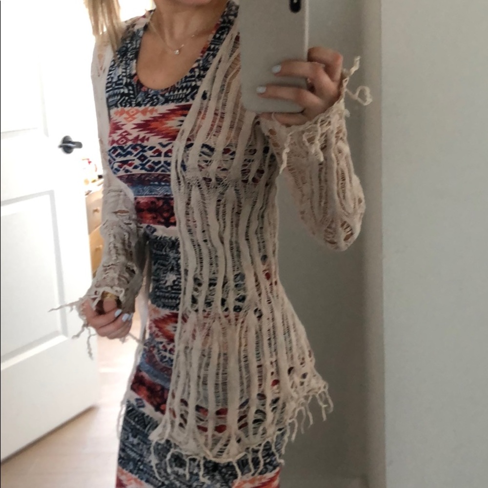 Tan Cardigan